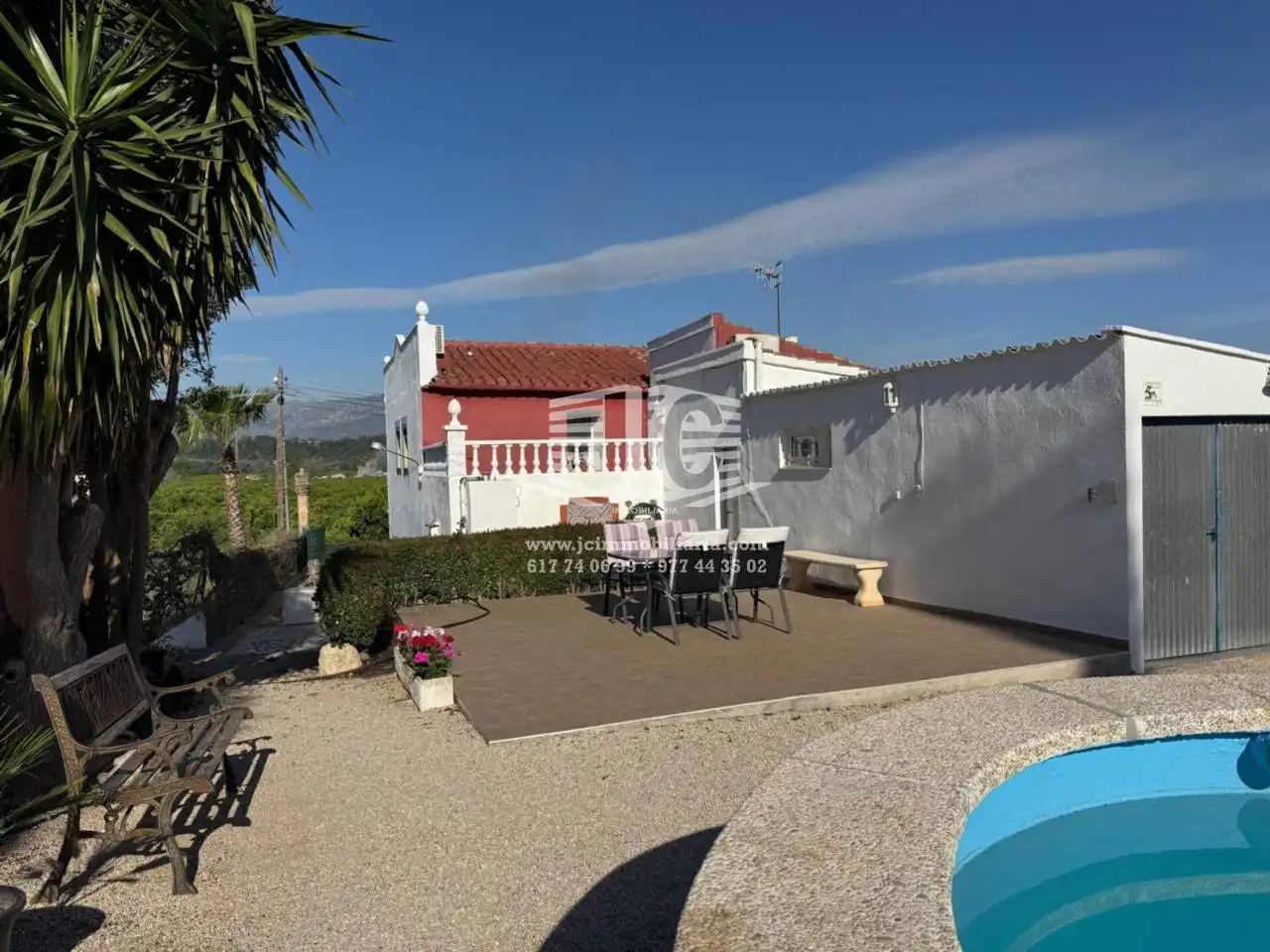 Vista exterior de Casa o xalet en venda en Tortosa amb Aire condicionat, Jardí privat i Parquet