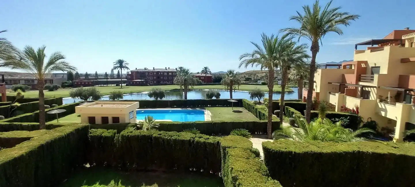 Garden of Flat for sale in Vera  with Air Conditioner, Terrace and Furnished