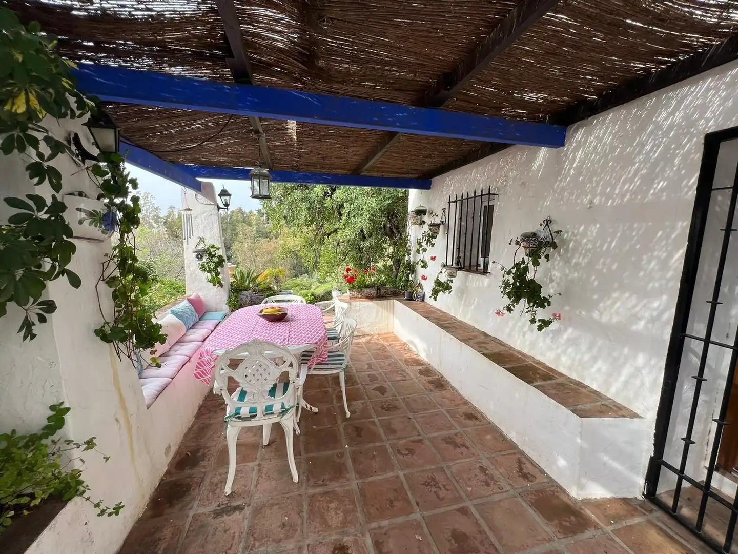 Terrassa de Finca rústica en venda en Mijas amb Piscina