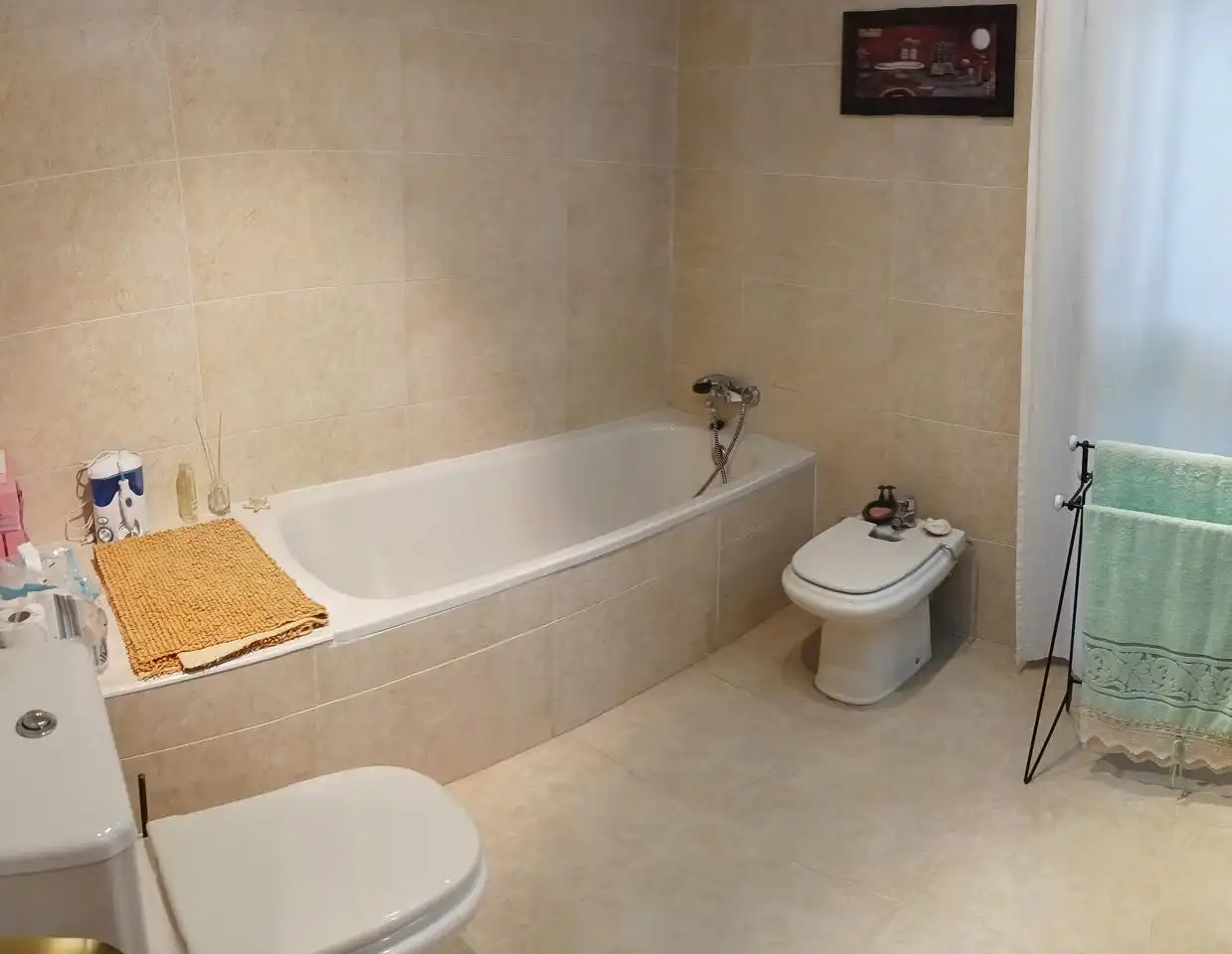 Baño de Casa adosada de alquiler en Calatayud con Aire acondicionado, Calefacción y Terraza