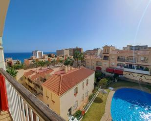 Exterior view of Flat for sale in Roquetas de Mar  with Terrace and Balcony