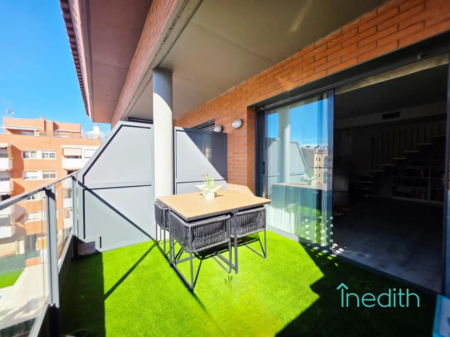 Terrace of Flat for sale in Castelldefels  with Air Conditioner, Heating and Private garden