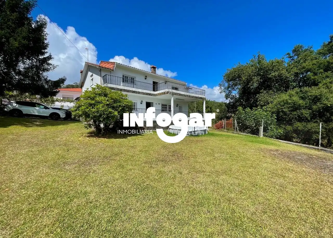 Exterior view of Houses for sale in O Rosal    with Heating, Private garden and Terrace