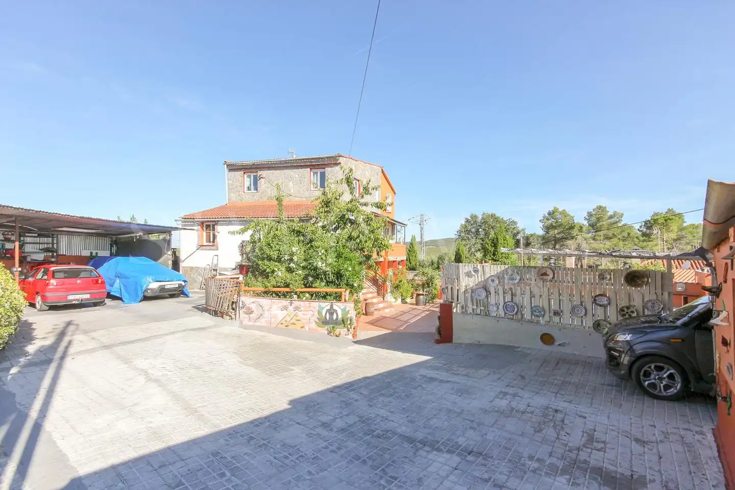 Vista exterior de Casa o xalet en venda en Pontons amb Jardí privat, Terrassa i Traster