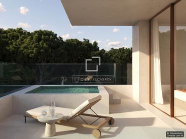 Chalet con balcón en venta en Can Furnet
