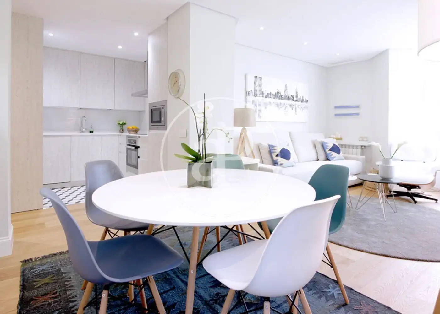 Dining room of Flat for rent in Barrio de Salamanca