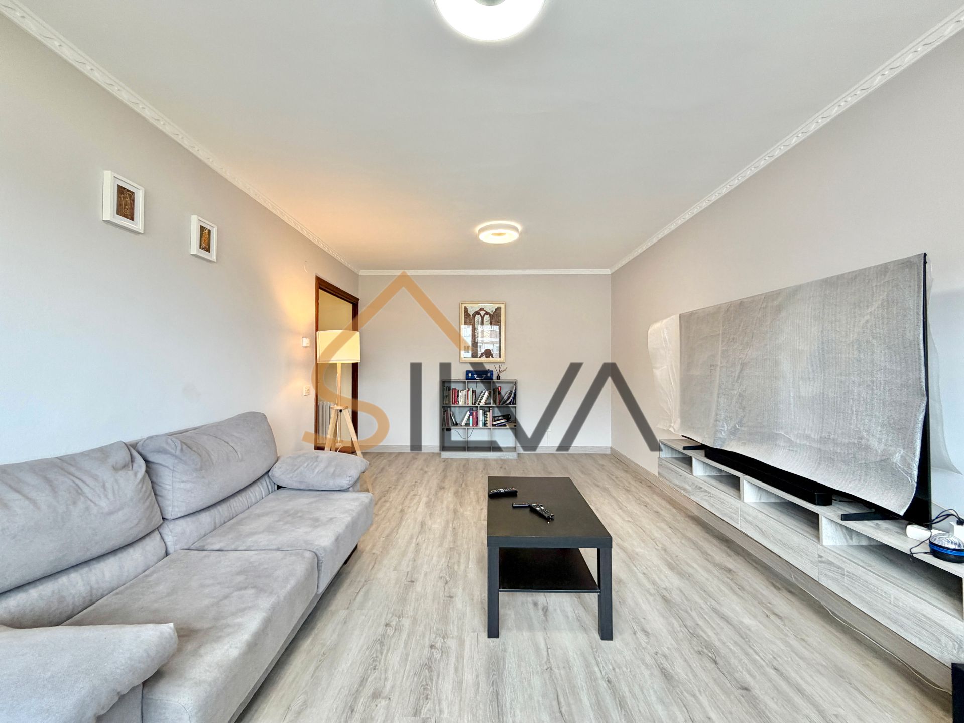 Living room of Flat for sale in Lugo Capital  with Heating, Storage room and Furnished