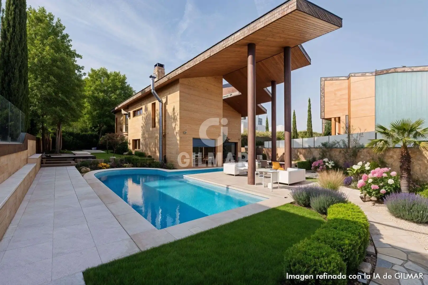 Jardín de Casa o chalet en venta en Madrid con Calefacción, Jardín privado y Piscina