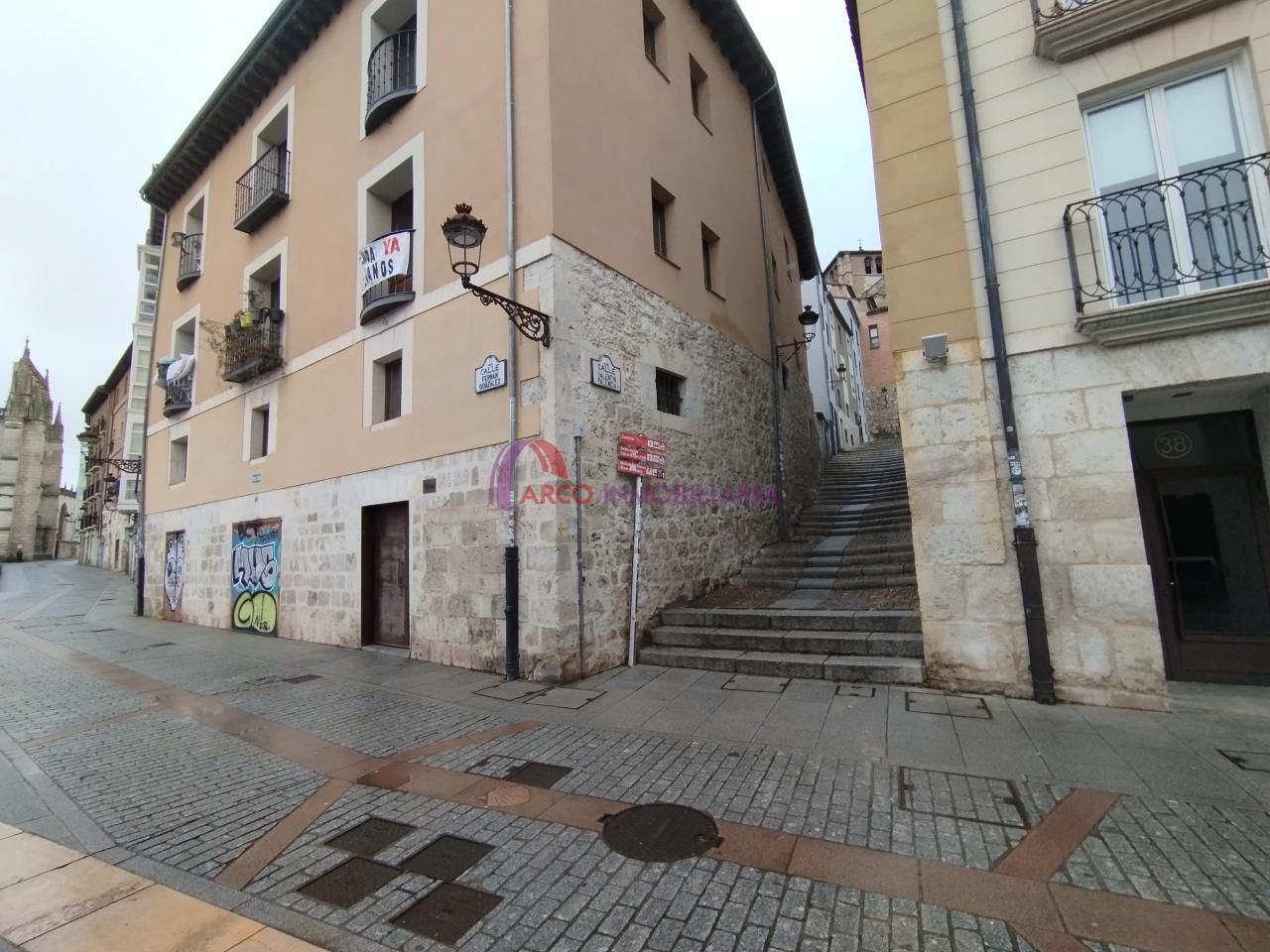 Exterior view of Flat for sale in Burgos Capital  with Heating and Parquet flooring