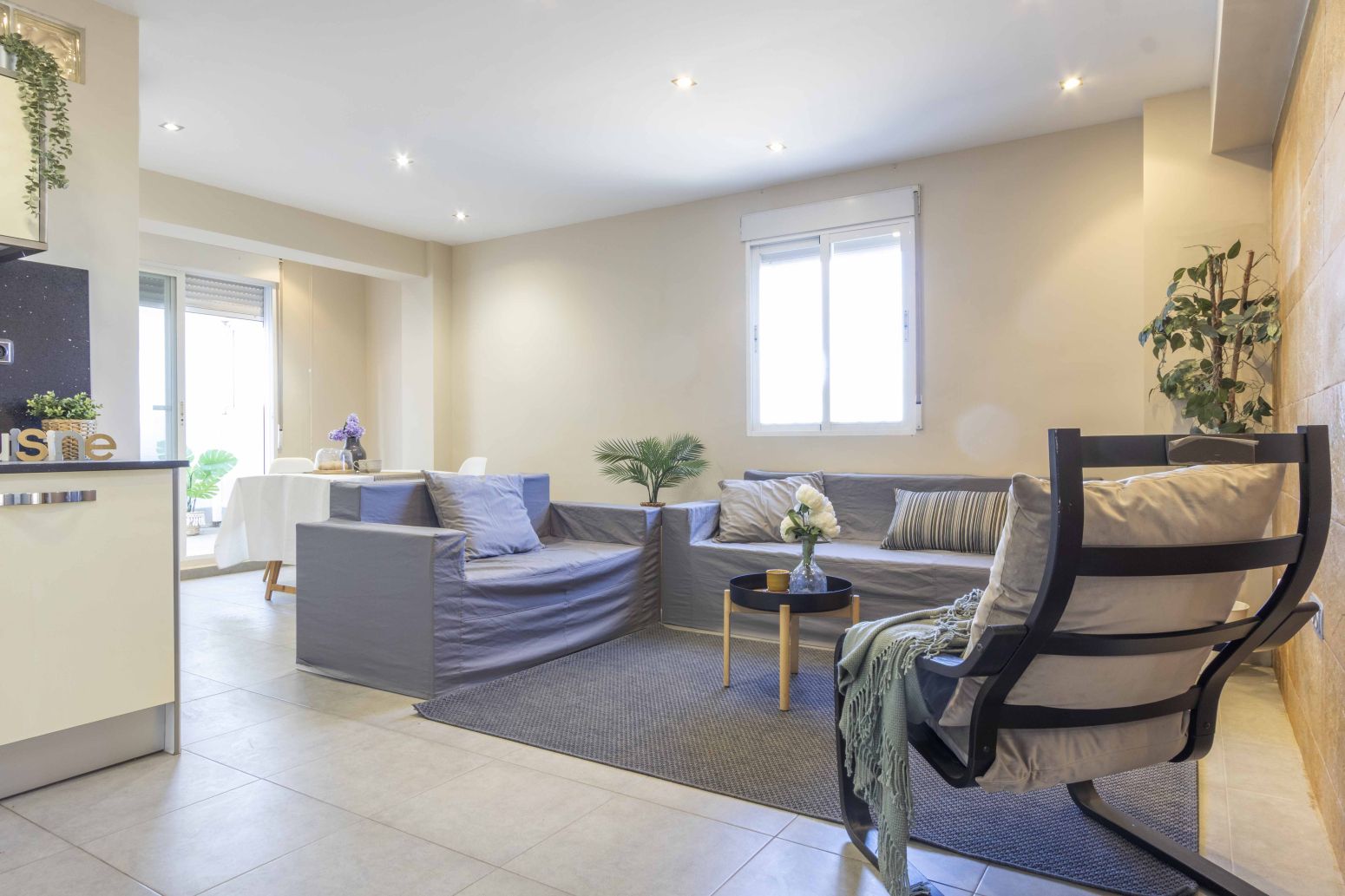 Sala de estar de Piso en venta en Foios con Terraza