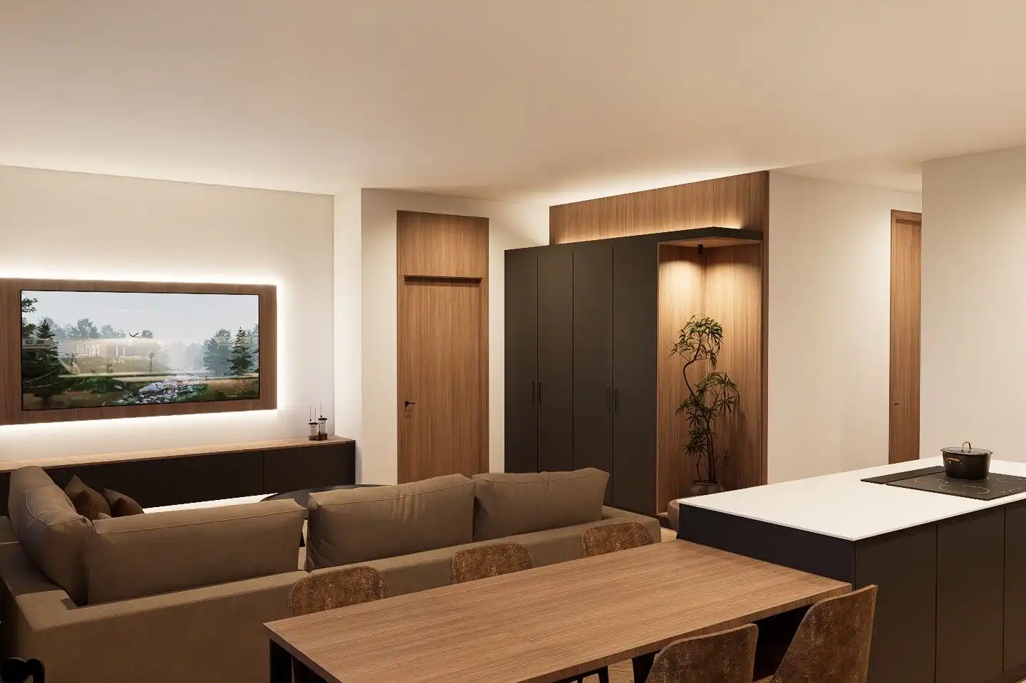 Sala de estar de Piso en venta en Oviedo  con Calefacción