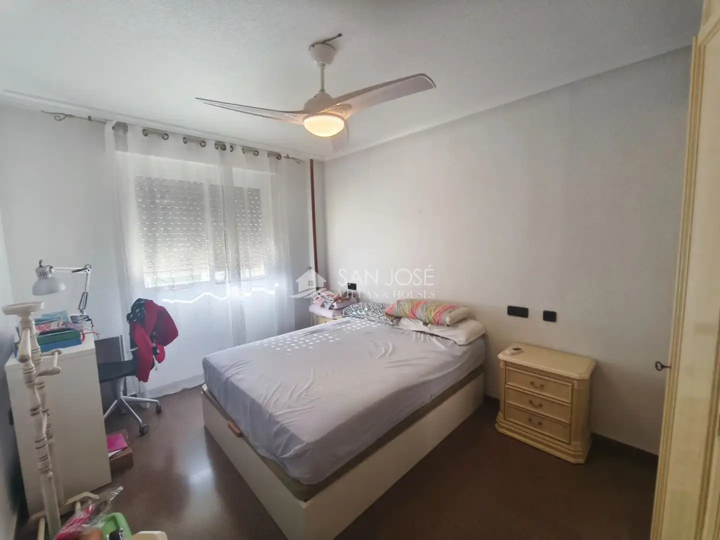 Bedroom of Flat for sale in Aspe  with Air Conditioner