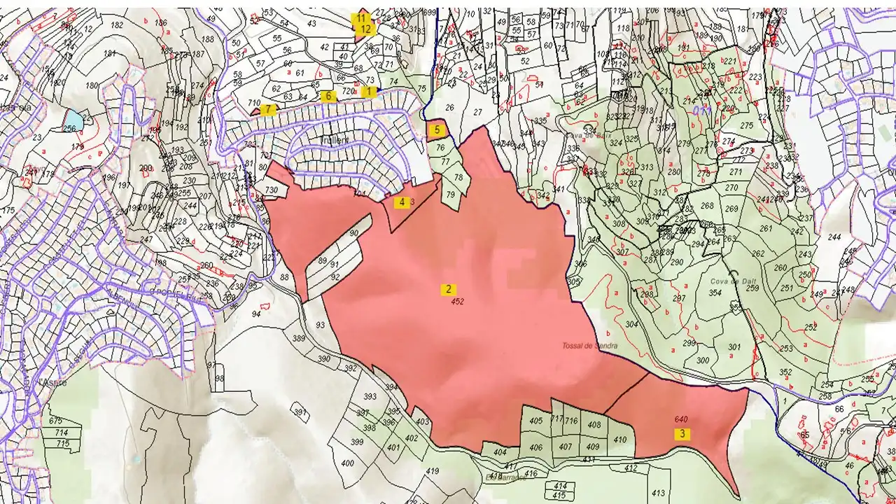 Exterior view of Land for sale in Orba
