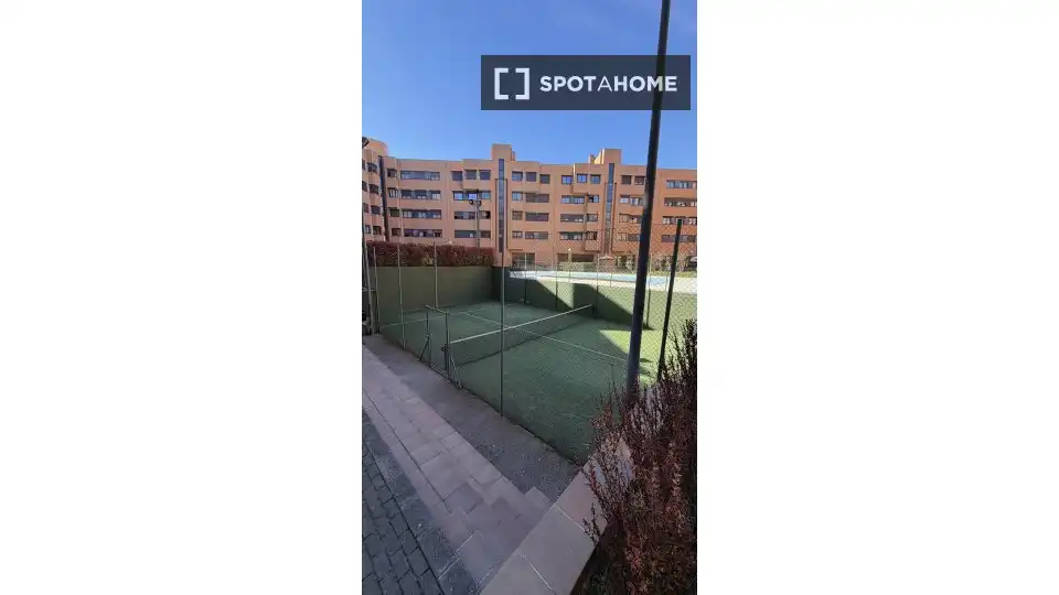 Vista exterior de Pis de lloguer en Madrid amb Aire condicionat, Calefacció i Moblat