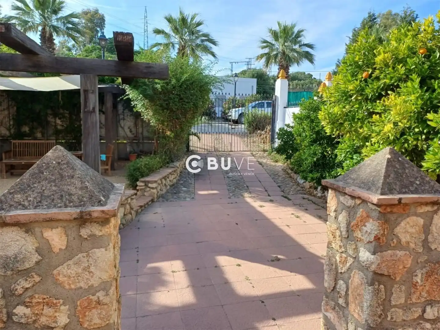 Vista exterior de Casa o xalet en venda en Palma del Río amb Aire condicionat, Calefacció i Terrassa