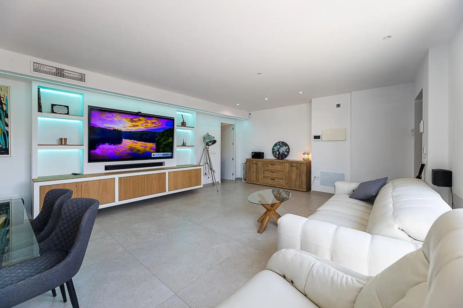 Sala d'estar de Planta baixa en venda en  Palma de Mallorca amb Aire condicionat, Terrassa i Piscina
