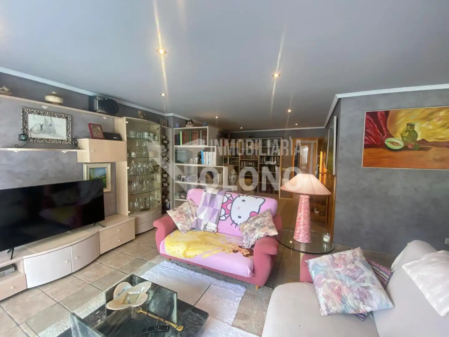 Sala d'estar de Casa o xalet en venda en Ollauri amb Calefacció, Jardí privat i Terrassa