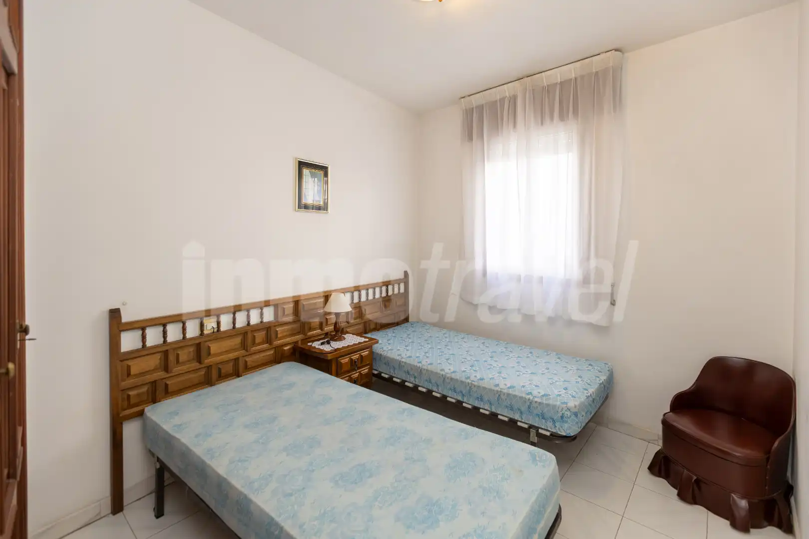 Dormitori de Casa adosada en venda en Sanxenxo amb Terrassa, Moblat i Forn