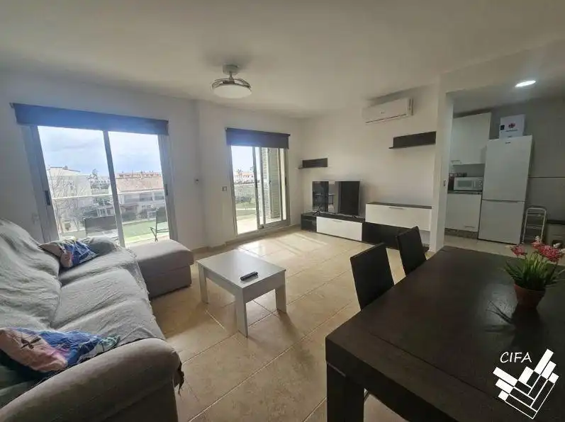 Sala de estar de Piso en venta en San Jorge / Sant Jordi con Aire acondicionado, Terraza y Amueblado