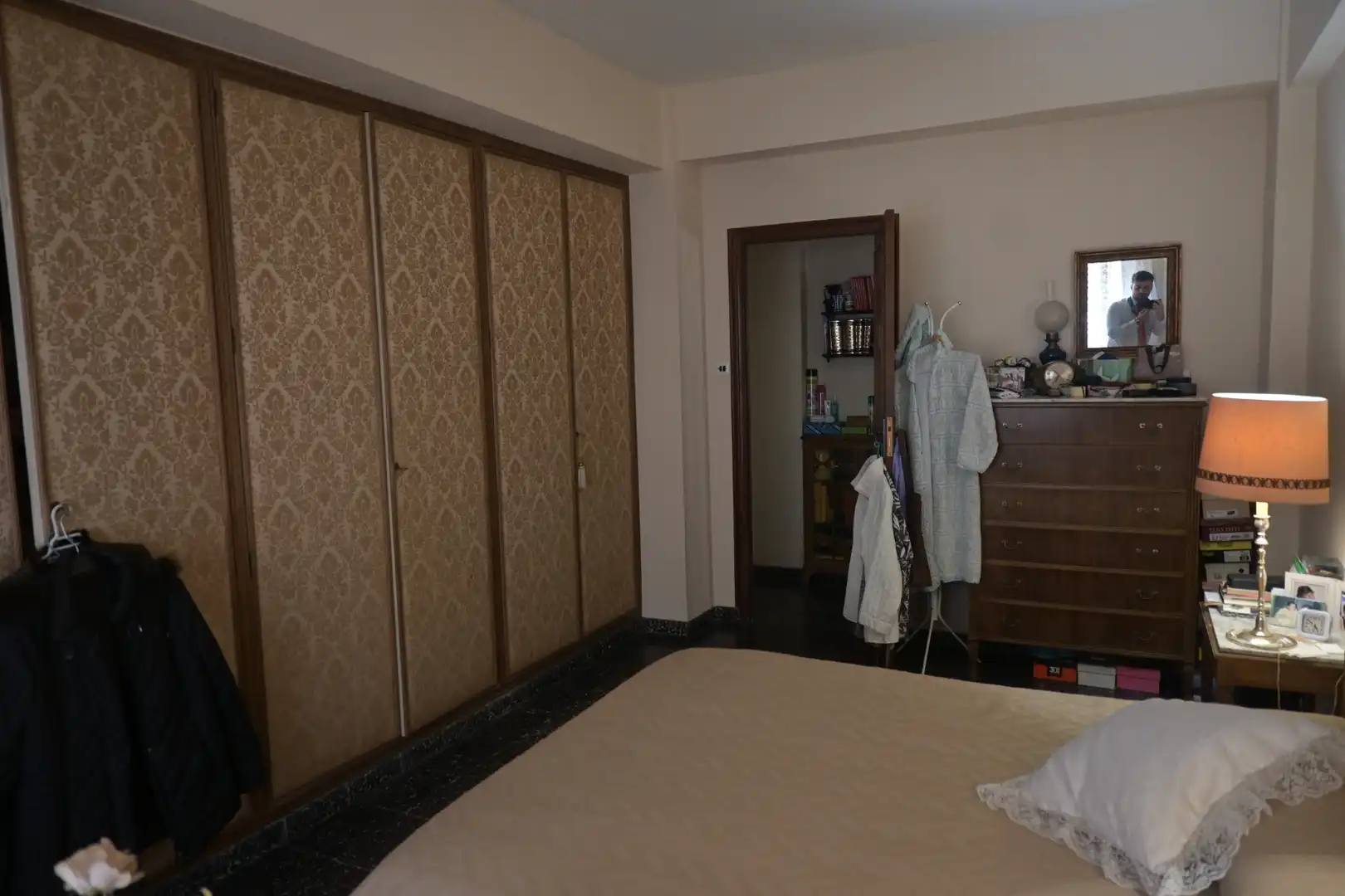 Schlafzimmer von Wohnung zum Verkauf in Castellón de la Plana / Castelló de la Plana mit Klimaanlage und Balkon