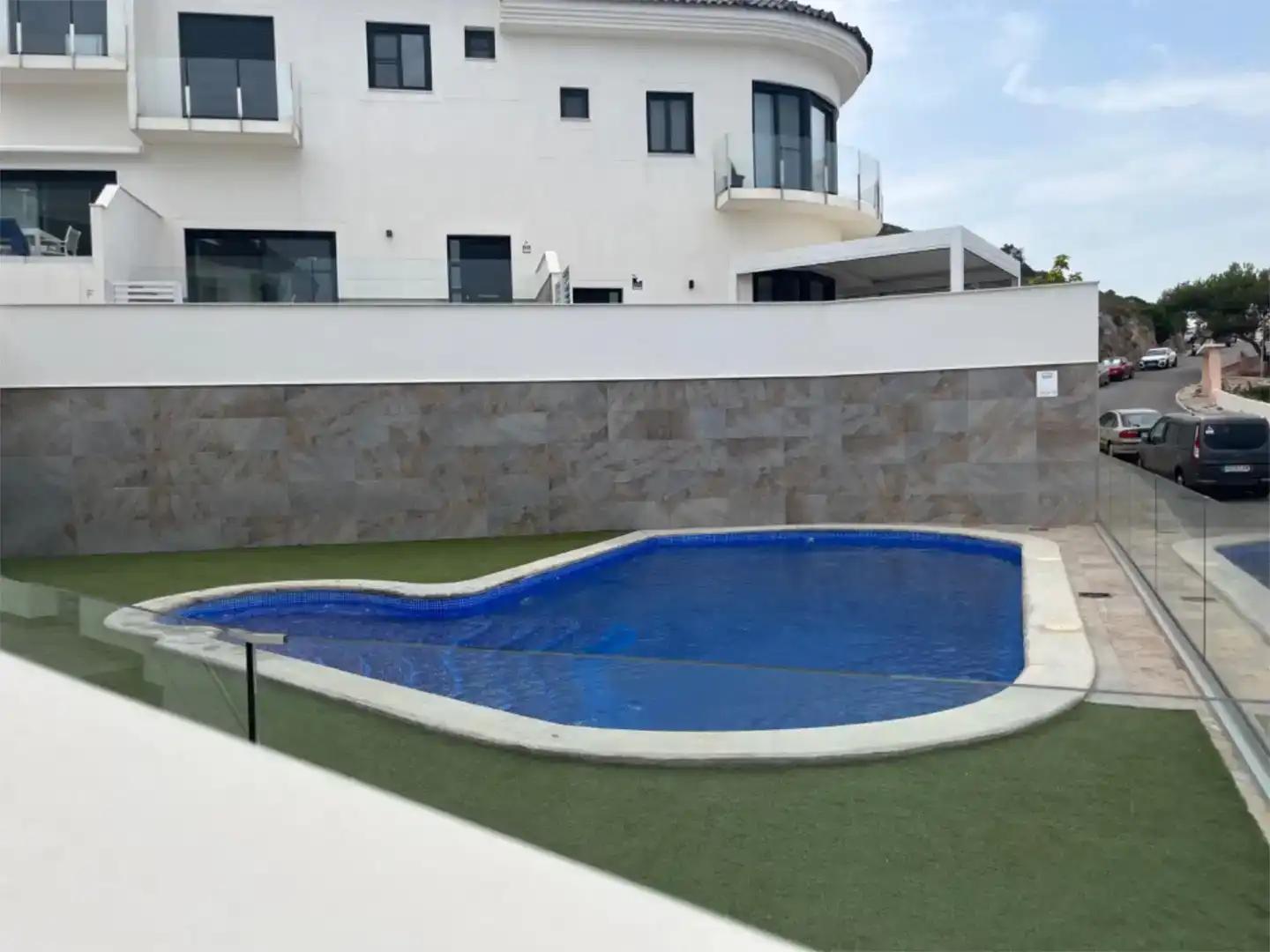Piscina de Casa adosada de lloguer en Cullera amb Aire condicionat, Piscina i Balcó