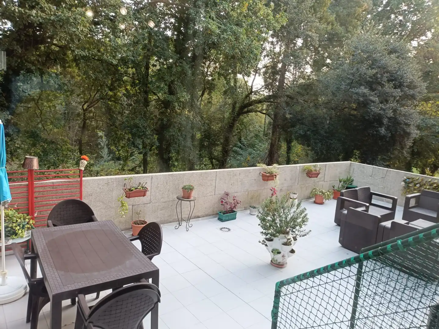 Terrasse von Wohnung zum Verkauf in Brión mit Heizung, Terrasse und Abstellraum