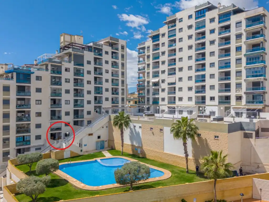 Exterior view of Ground floor for sale in El Campello  with Air Conditioner, Terrace and Swimming Pool