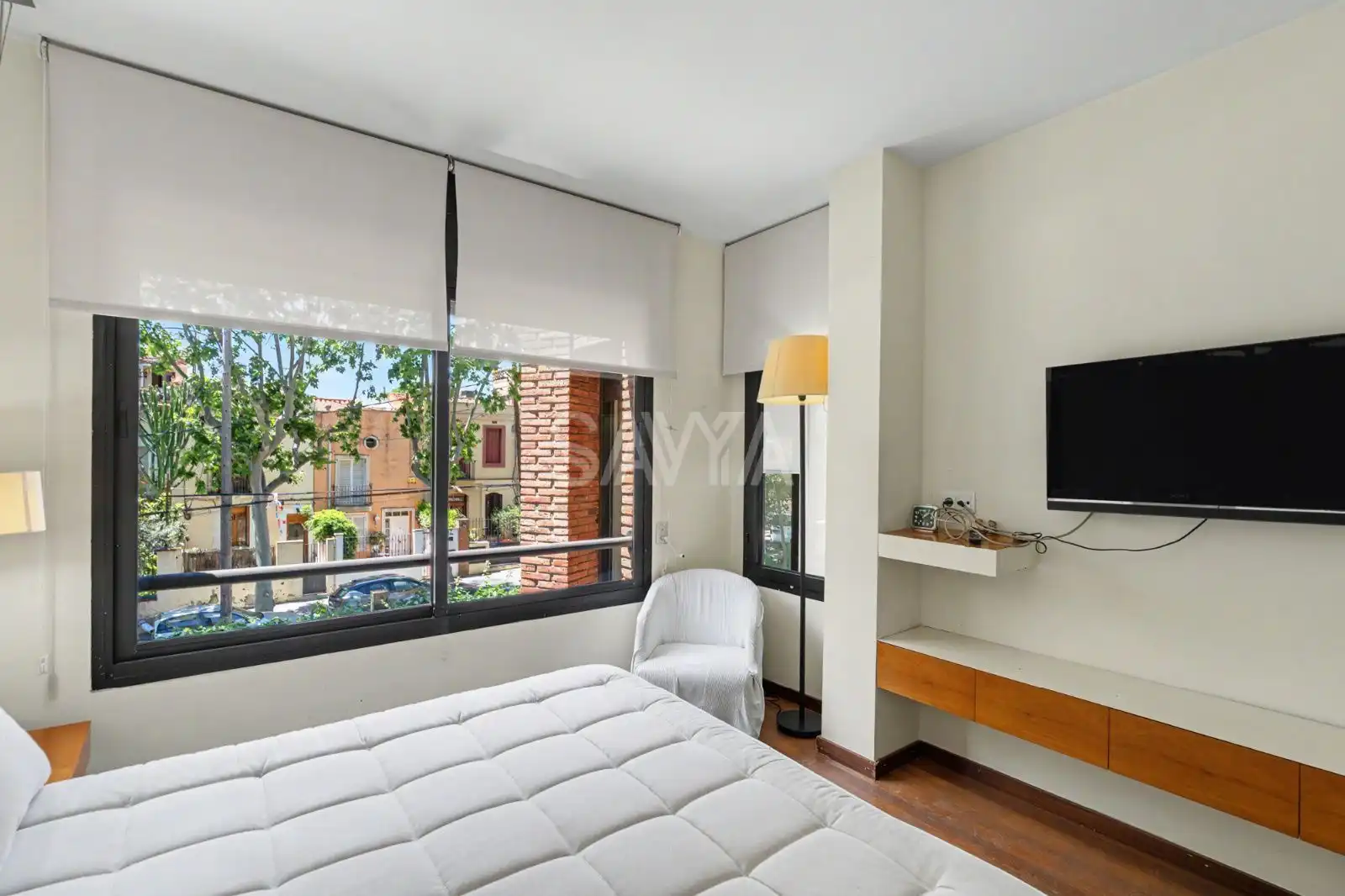 Habitación de Casa adosada de alquiler en Barcelona con Aire acondicionado, Calefacción y Parquet