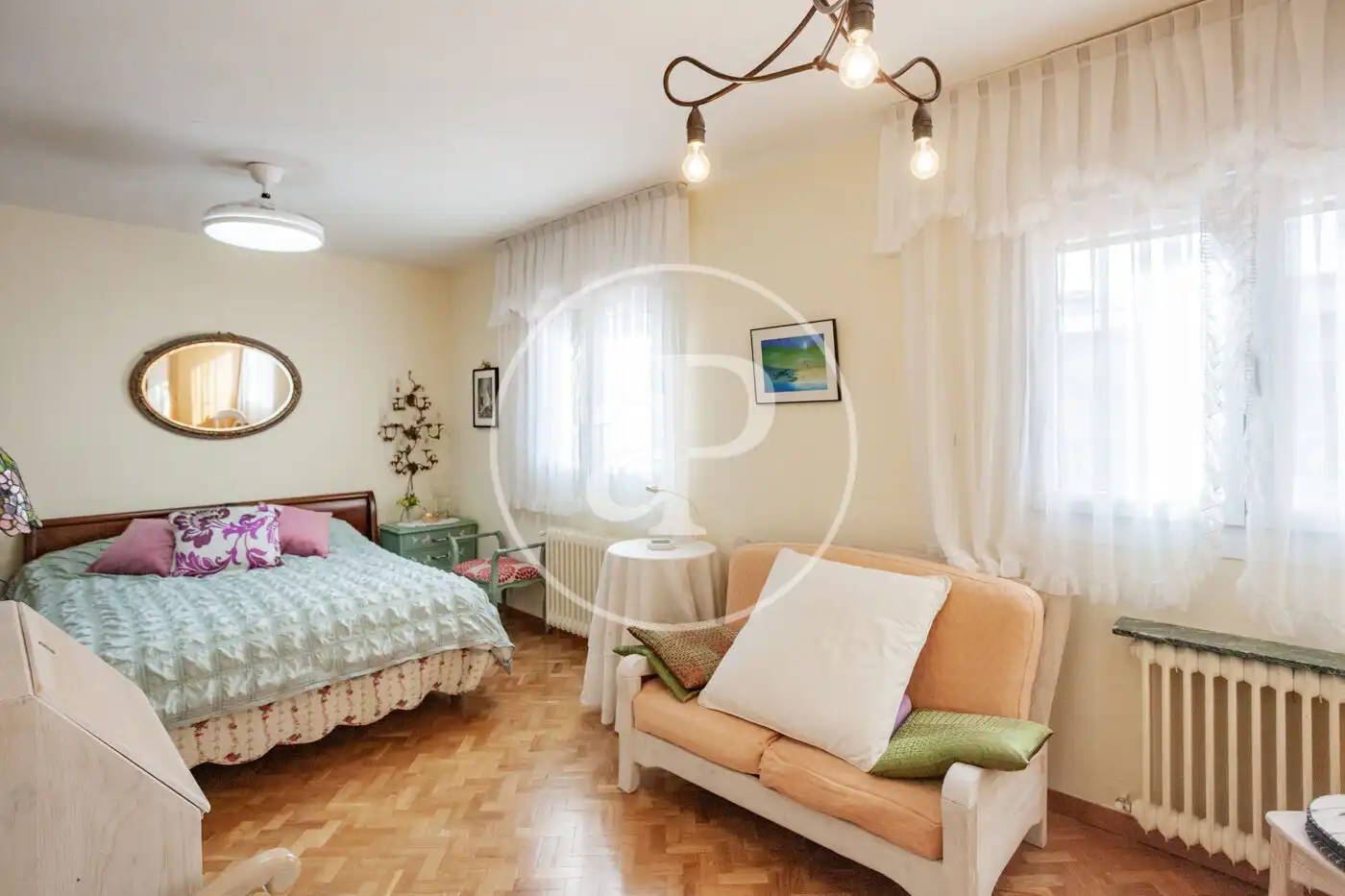 Bedroom of Detached homes for sale in Madrid  with Heating, Private garden and Terrace