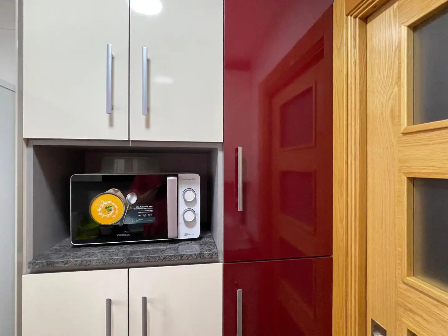 Kitchen of Flat for rent in Granada  with Furnished and Balcony