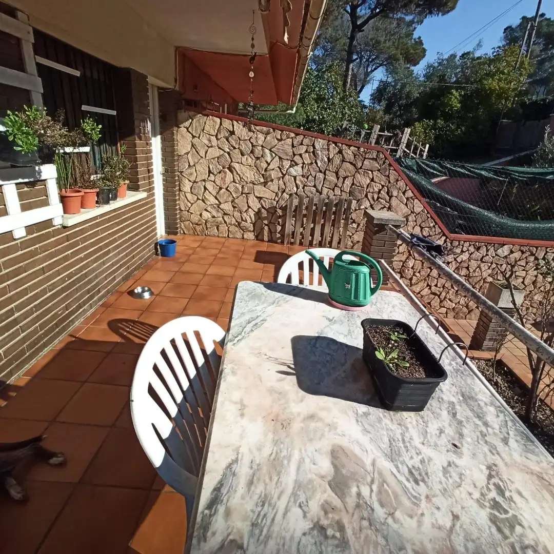 Terrace of Detached homes for sale in Maçanet de la Selva  with Air Conditioner, Terrace and Swimming Pool