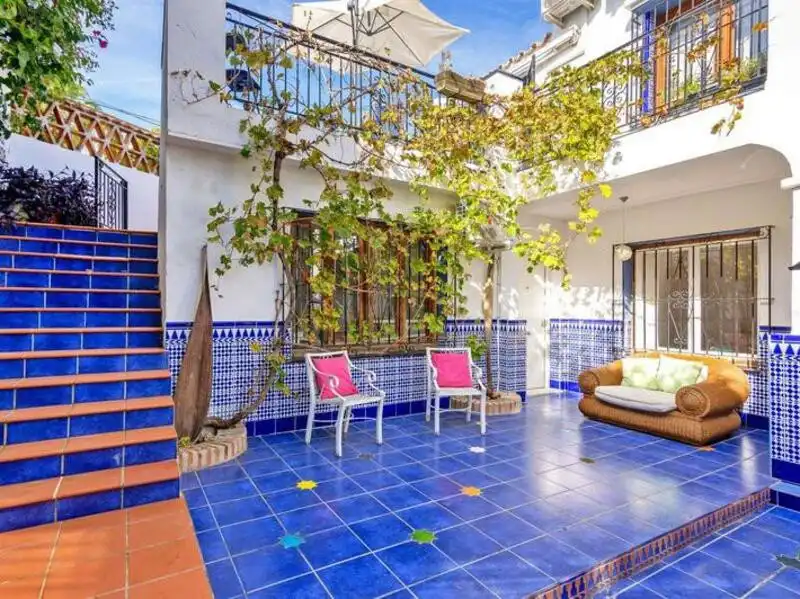 Terrassa de Casa o xalet de lloguer en Marbella amb Aire condicionat, Calefacció i Jardí privat