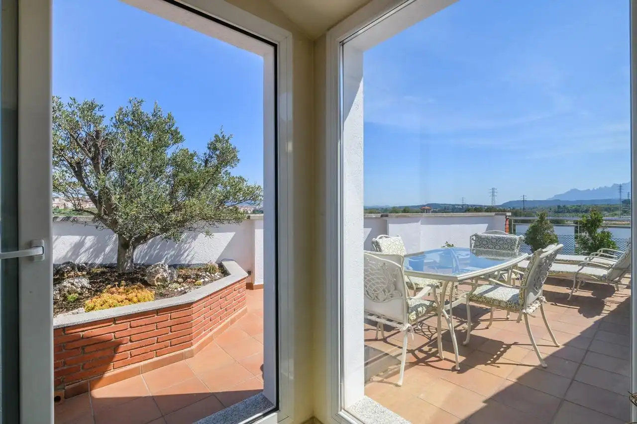 Terrassa de Casa o xalet en venda en Sant Joan de Vilatorrada amb Calefacció, Parquet i Terrassa