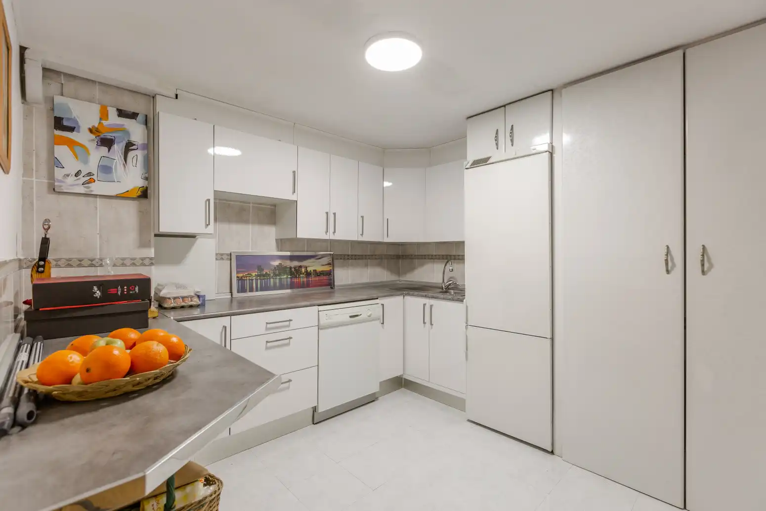 Cocina de Casa adosada en venta en Barañáin / Barañain con Calefacción, Jardín privado y Parquet