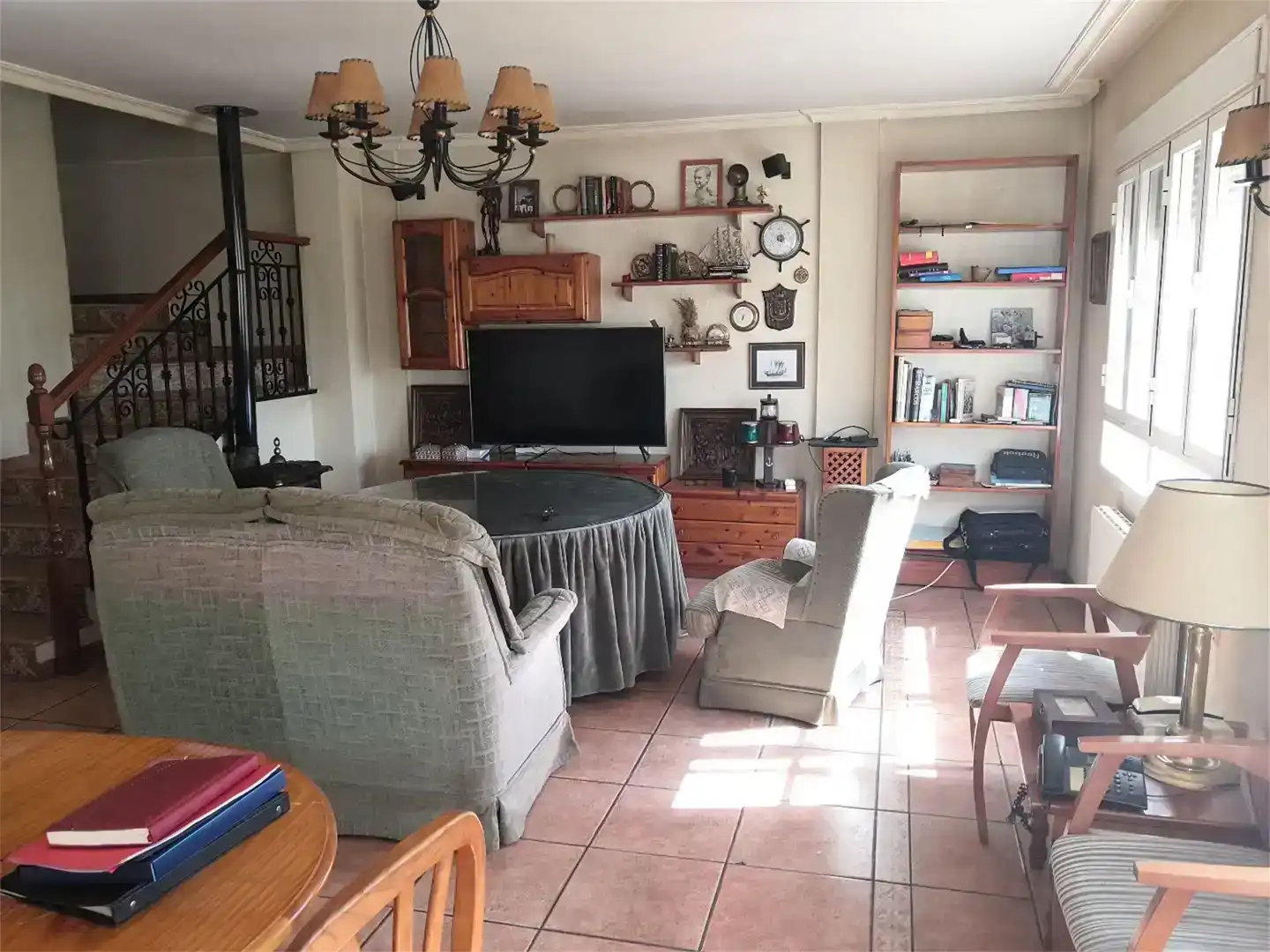 Sala de estar de Casa o chalet en venta en Baza con Jardín privado y Trastero