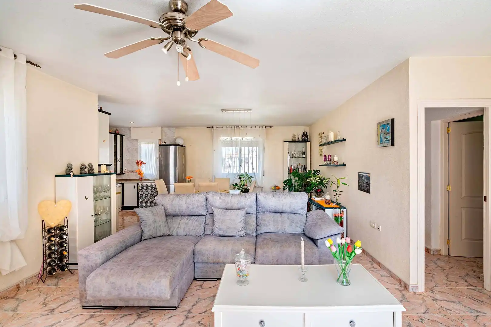 Sala de estar de Casa o chalet en venta en Roquetas de Mar con Jardín privado, Terraza y Trastero