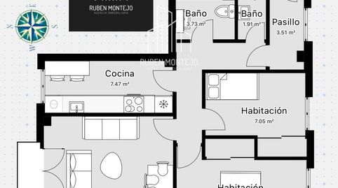 Foto 2 de Piso en venta en Rio Jalon, Barrio Blanco, Salamanca Capital