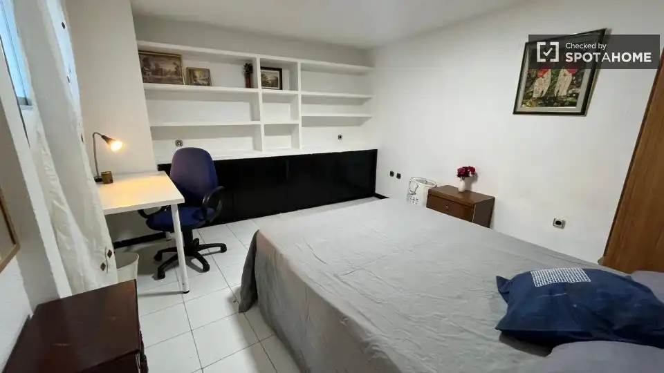 Habitación de Piso de alquiler en Madrid con Aire acondicionado, Calefacción y Amueblado