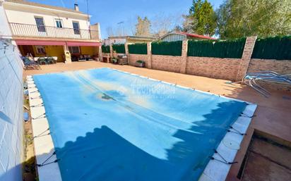 Swimming pool of Single-family semi-detached for sale in Valdeavero  with Heating and Terrace