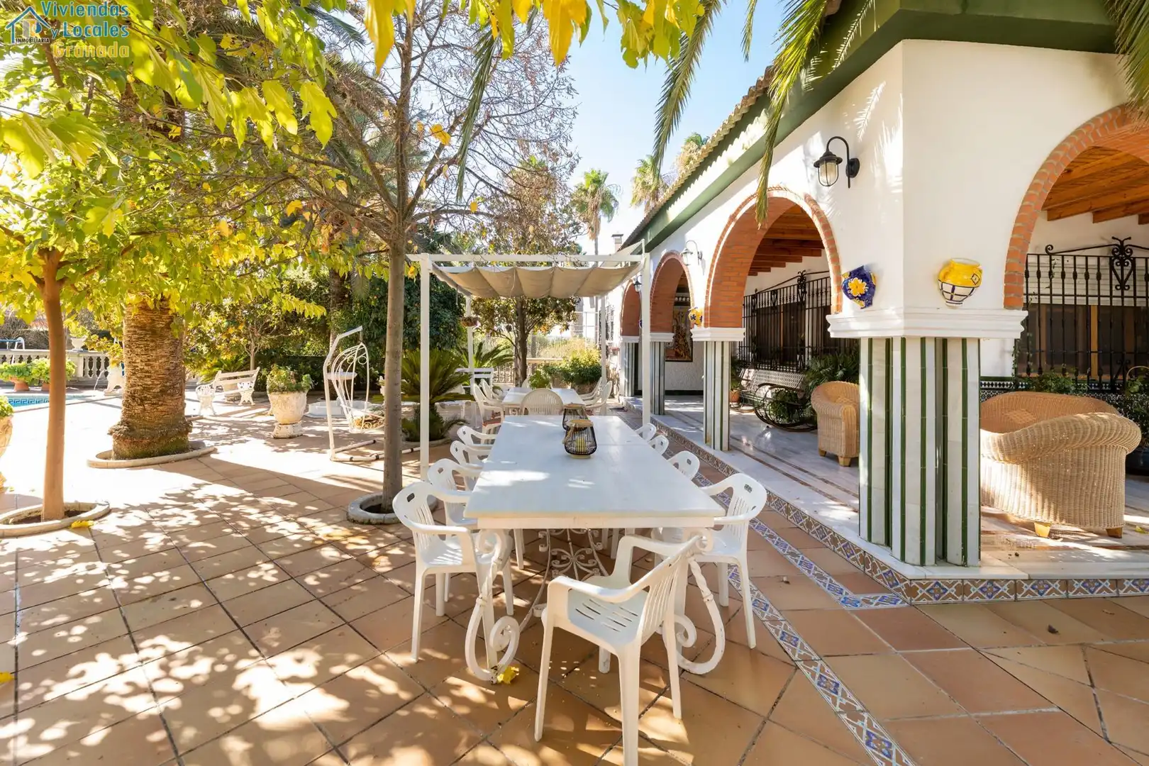 Jardín de Casa o chalet en venta en Granada con Aire acondicionado, Jardín privado y Trastero