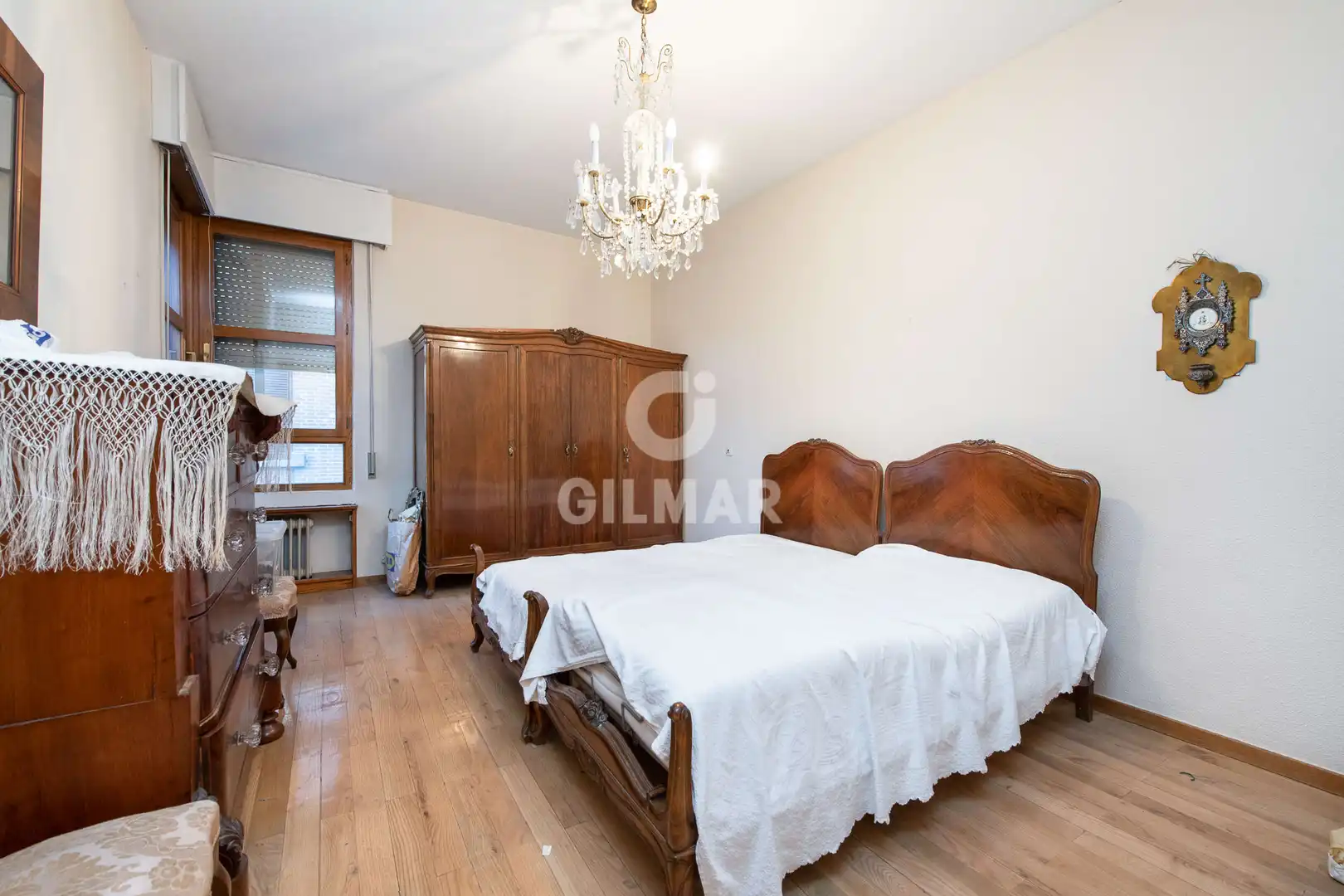 Schlafzimmer von Wohnung zum Verkauf in Madrid mit Heizung, Privatgarten und Abstellraum