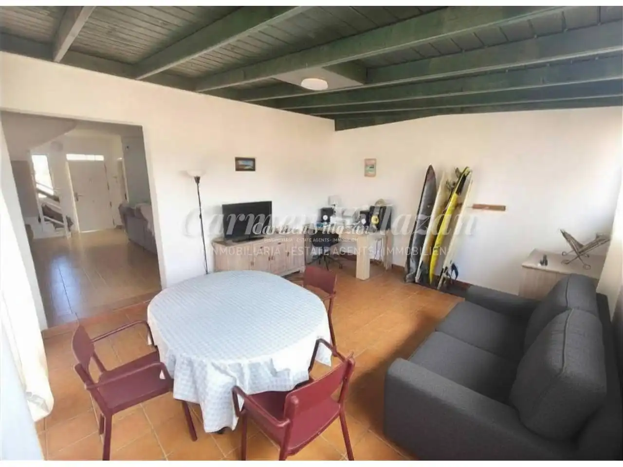 Living room of Detached homes for sale in La Oliva  with Private garden, Terrace and Furnished