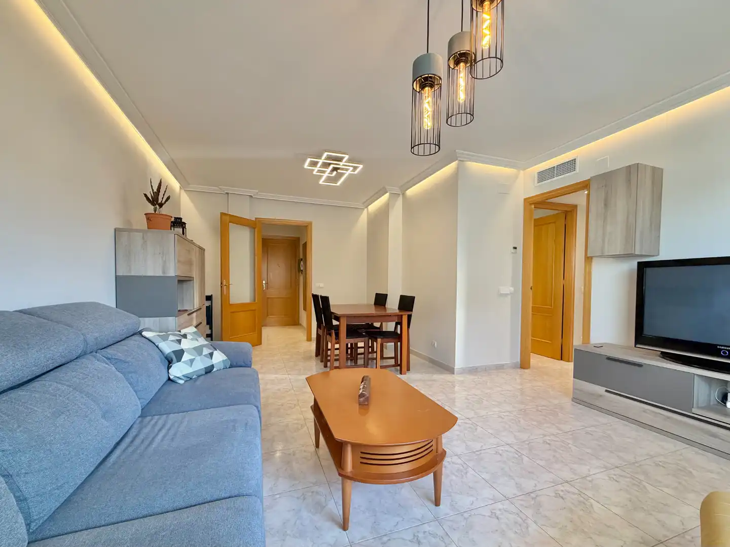 Living room of Flat for sale in Calafell  with Air Conditioner, Heating and Furnished