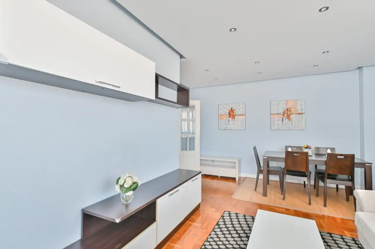 Sala de estar de Piso de alquiler en Barañáin / Barañain con Calefacción, Parquet y Trastero