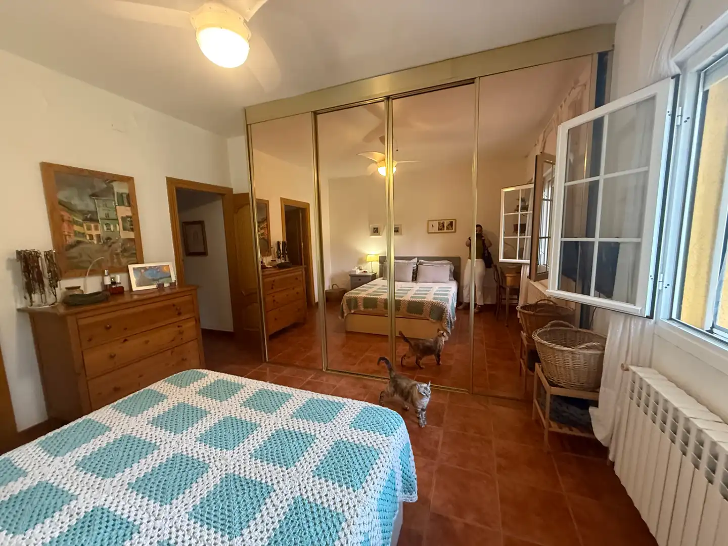 Habitación de Casa o chalet en venta en Poblete con Aire acondicionado, Jardín privado y Piscina