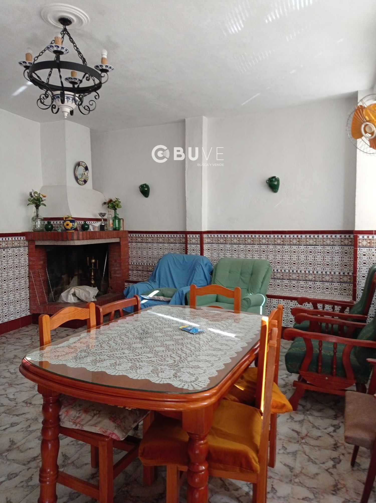 Menjador de Casa o xalet en venda en Zufre amb Aire condicionat, Calefacció i Terrassa