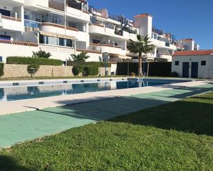 Swimming pool of Attic for sale in Benalmádena  with Air Conditioner, Parquet flooring and Terrace