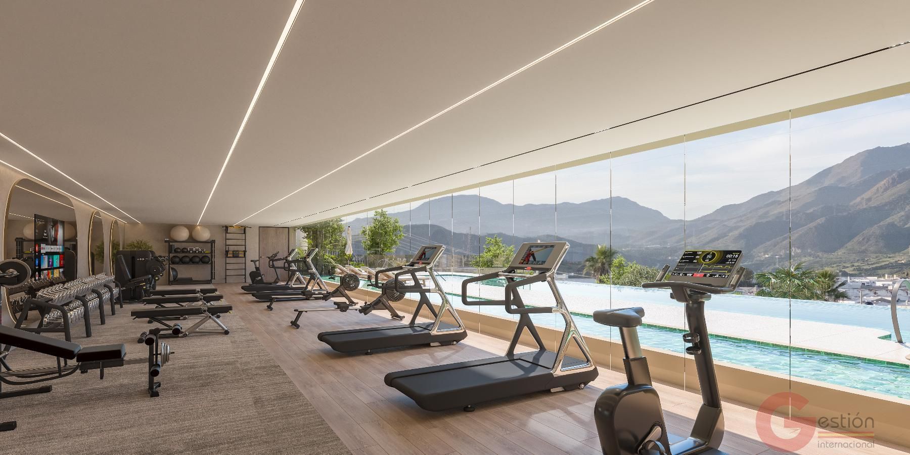 Piscina de Piso en venta en Estepona con Terraza, Trastero y Piscina comunitaria