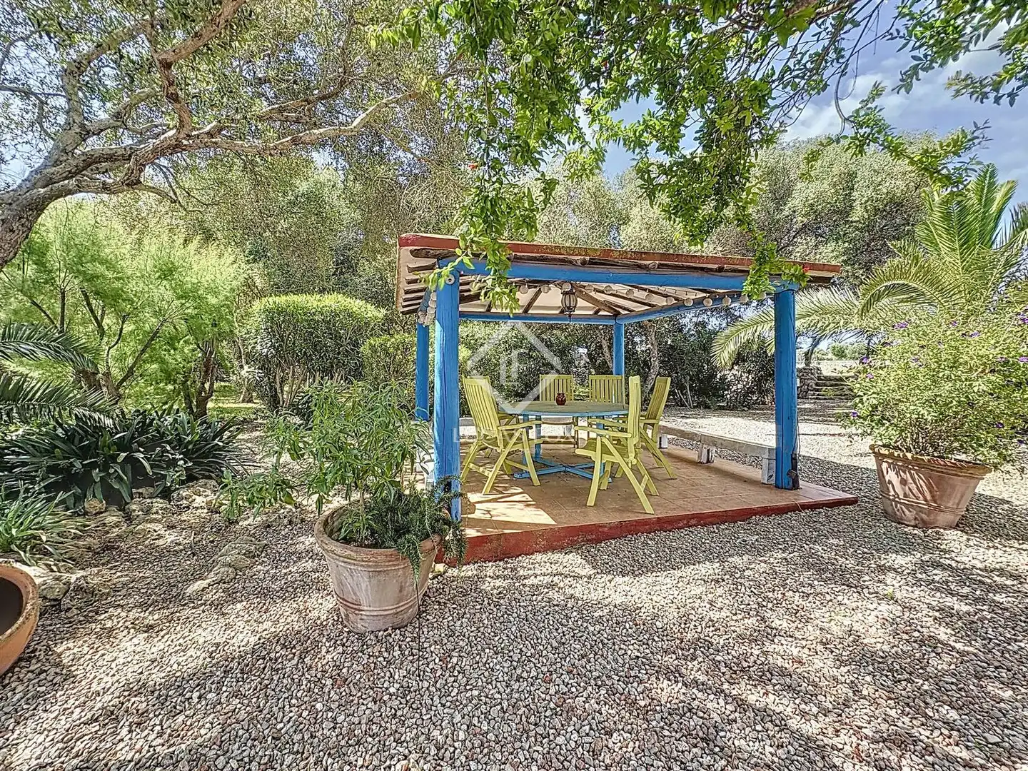 Terraza de Finca rústica en venta en Es Castell con Aire acondicionado, Calefacción y Jardín privado