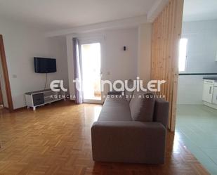 Living room of Flat to rent in Galapagar  with Parquet flooring, Terrace and Swimming Pool